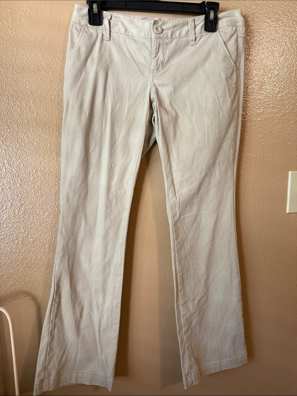 SO Cream-Colored Boot Cut Jeans for Women